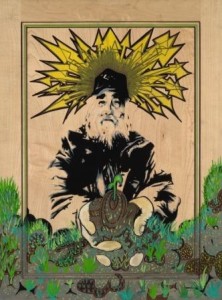 A portrait of my father, Jim Cook, an advocate for local agriculture in Maine, by artist Luke Fuller.